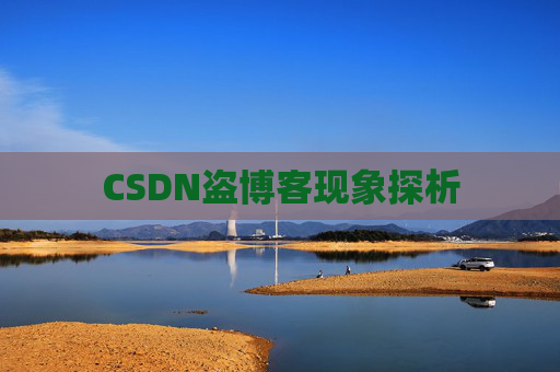 CSDN盗博客现象探析